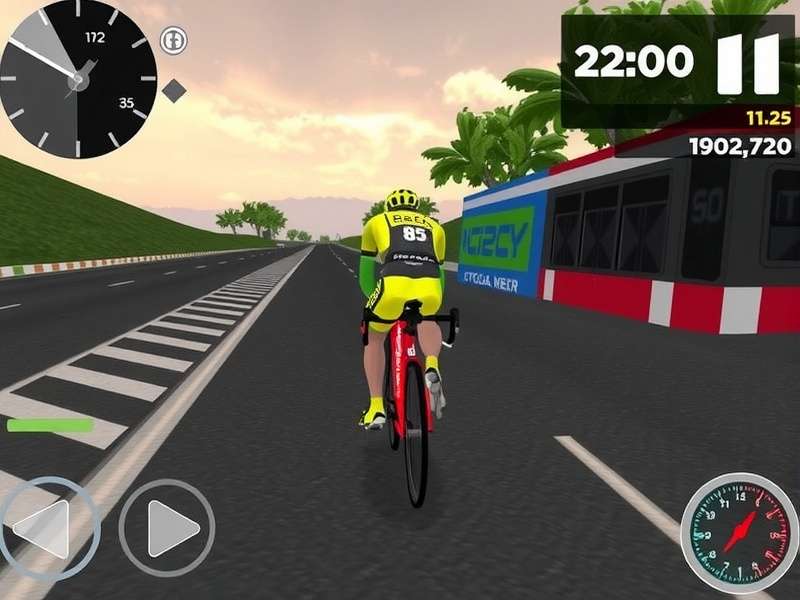 Sangam Cycling Racer Gameplay Screenshot
